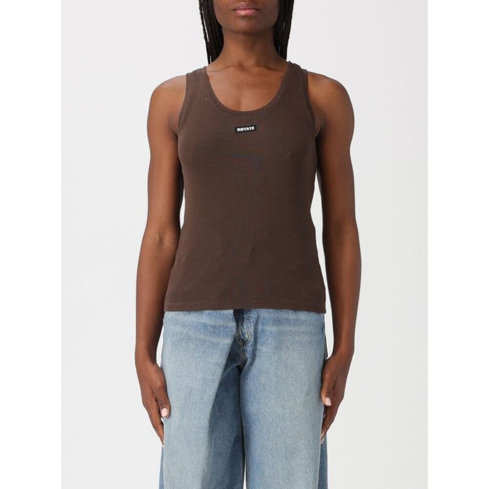 Rotate T-Shirt Woman Brown